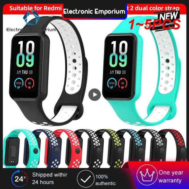 1~5PCS Silicone Watch Strap For Amazfit Band 7 Two-Color Breathable Smart  Watchband Replacement Bracelet for Amazfit Band 7 - AliExpress