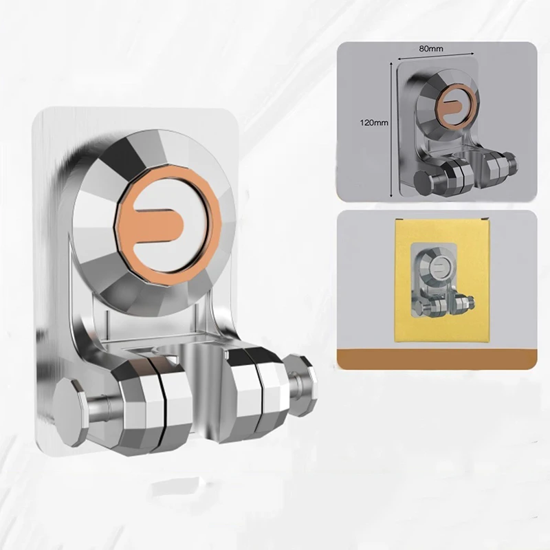 

New Shower Head Holder Adjustable Wall Mounted Shower Holder Without Punching Showerhead Handheld Bracket Bathroom Accessories