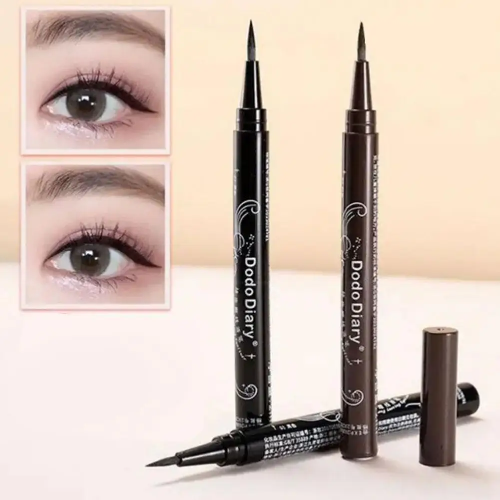 

For Waterproof Ultra-thin Liquid Eyeliner Korean Makeup For Quick Dry Smooth Eye Liner Long Last Lower Eyelash Pen Cosmetic U5r3