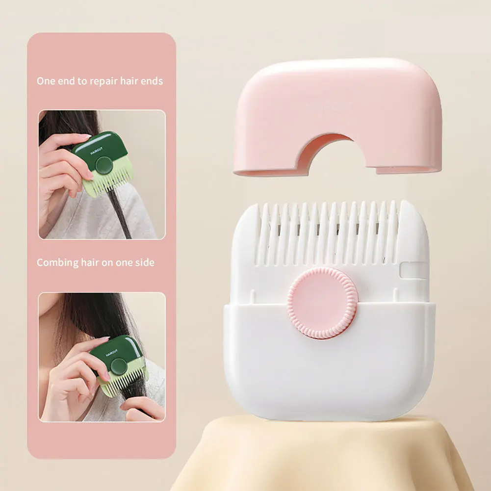 

2 In 1 Baby HairCut And Hairdressing Comb Trim Bangs And Broken Hair Bangs Trimmer Manual Portable Children's Hair Clipper