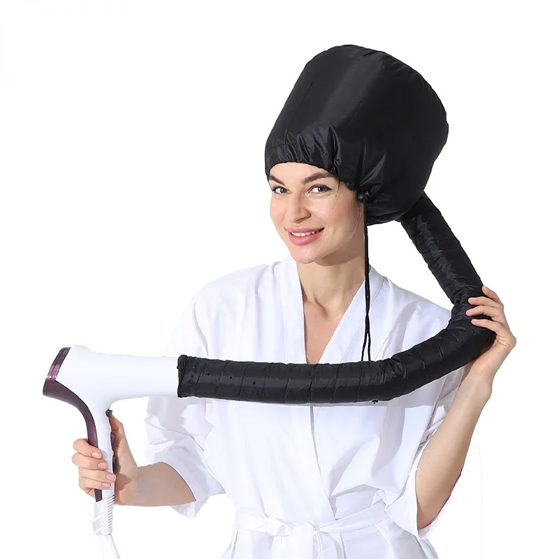 Sdatter Hair Perm Portátil Soft Hair Drying Cap Hood Hat Blow Dry Attachment Dry Hair