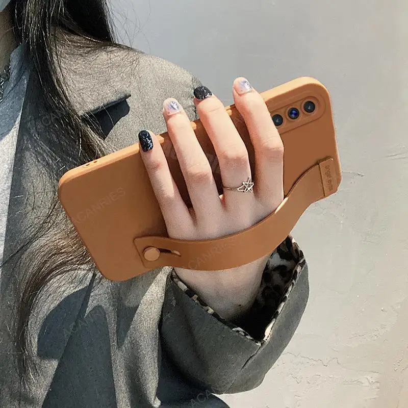 Premium Silicone Wrist Strap Stand Holder Cover with Hand Band