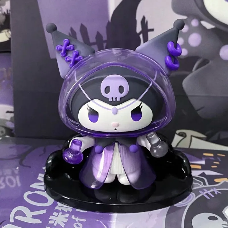 SANRIO KUROMI WERWOLF SERIE BLIND BOX TIDE PLAY WERWOLF BITTE ÖFFNE DEINE AUGEN KUROMI SCHREIBTISCH-Dekoartikel – Detail 5