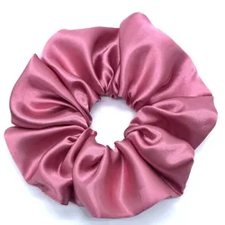 Elegant Oversized Silk Scrunchies - Chiffon Elastic Hair Ties & Headwear (10)