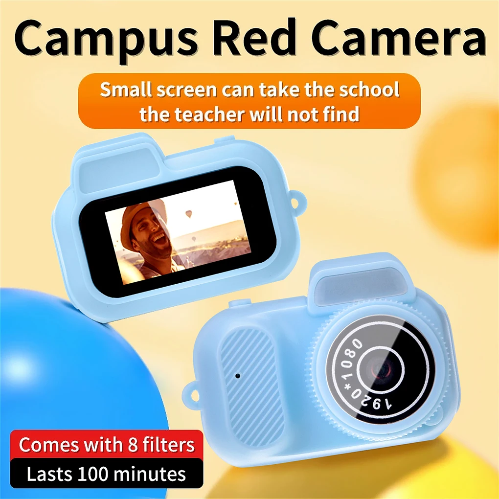 Mini Portable Y3000 Camera Video Recorder 0.96inch IPS High-definition Display Screen 1080P Micro Digital Camera Photos & Videos