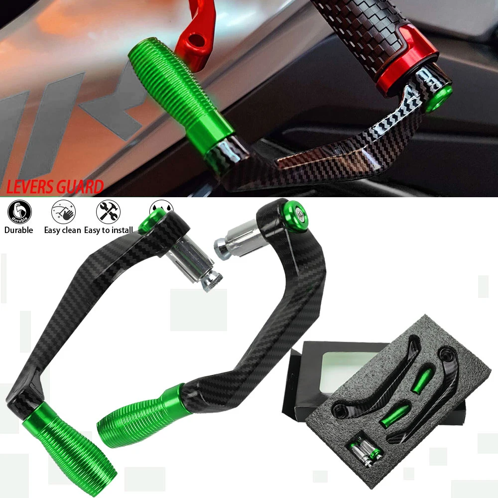 

78'' 22MM Motorcycle Handlebar Grips Brake Clutch Levers Guard Protector Hand For KAWASAKI Z250 Z400 Z650 Z750 Z800 Z900 Z1000