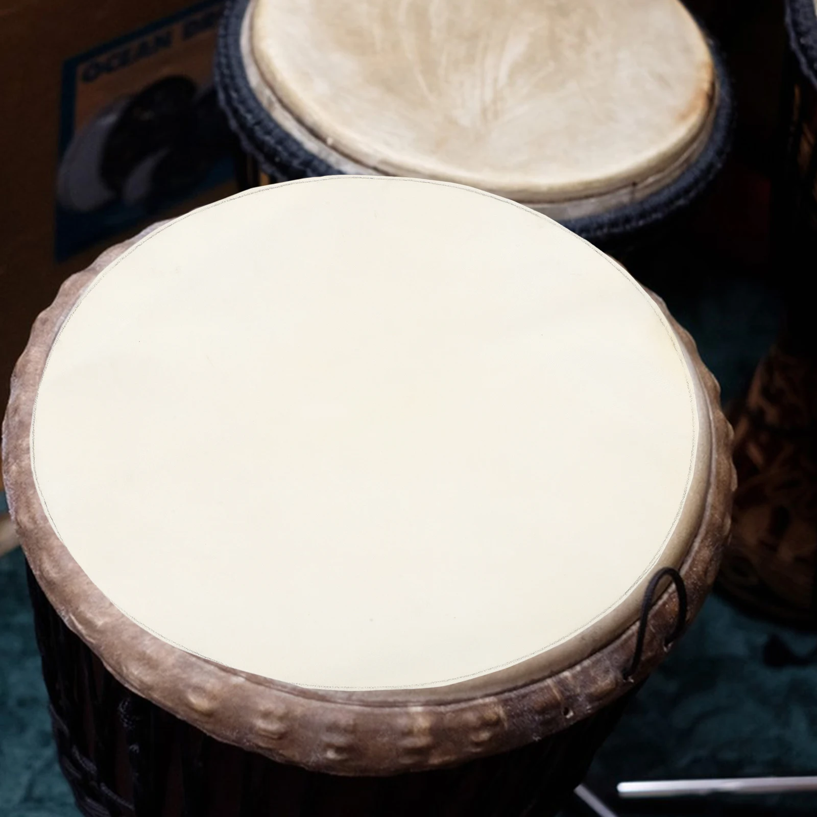 2Pcs Drum Head African Cover Replacement Conga Skin 40cm Drumheads For Bongos Tambourines Drum Percussion Instrument