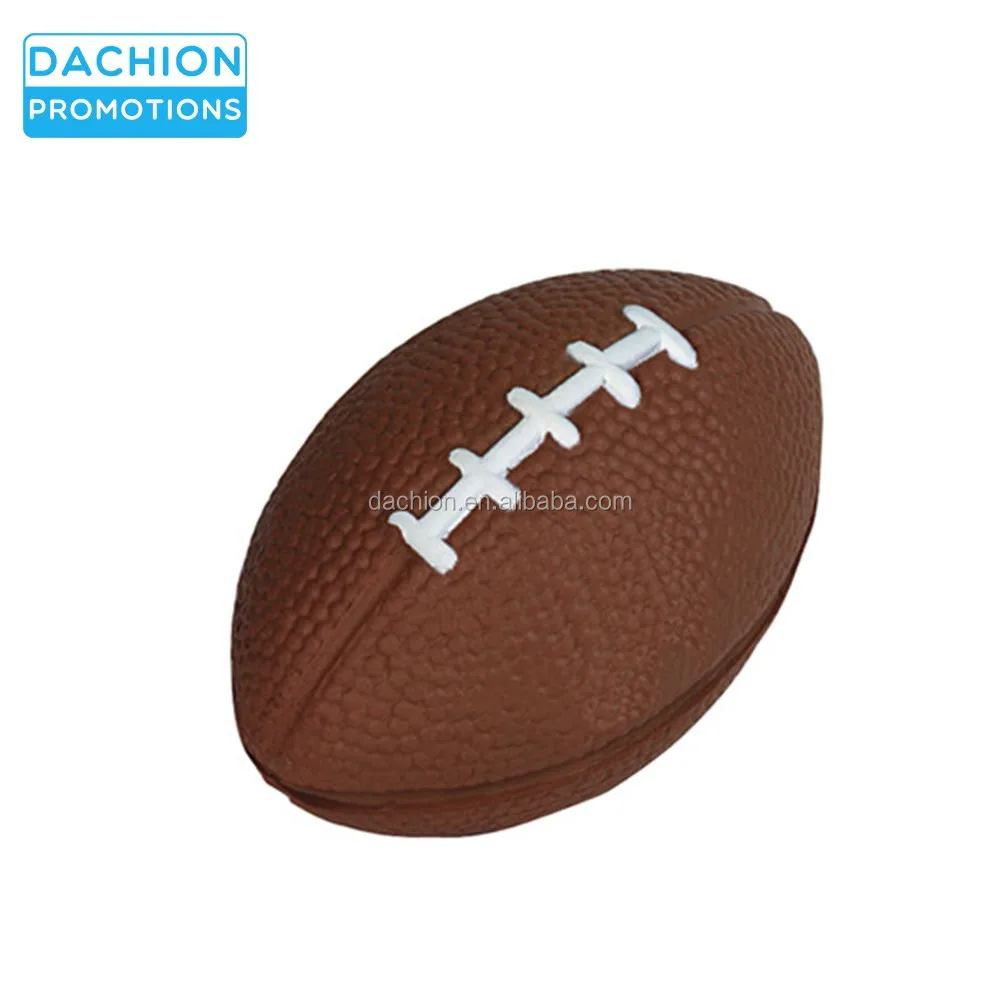 Custom Logo  Promotion PU Foam Rugby Stress Ball Anti Stress American Football Antistress Ball view 6