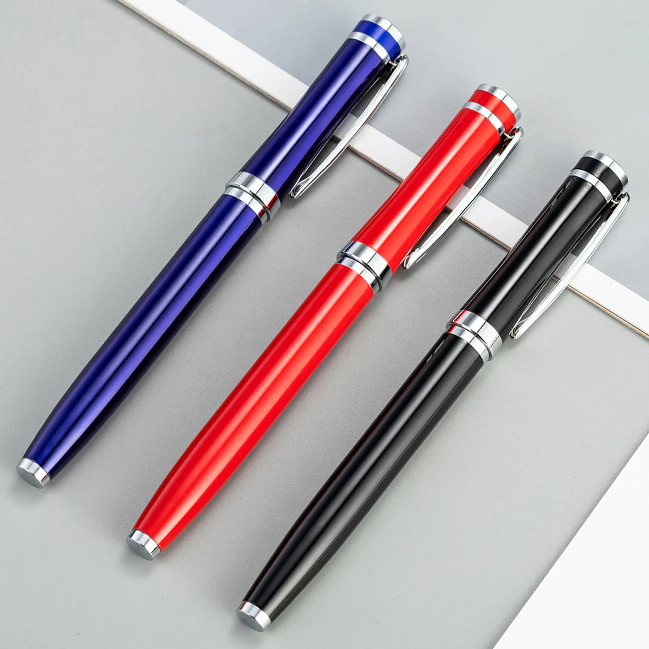 

100Pcs Metal Ballpoint Pen For Men And Women Signature Pen Business Writing Pen Office School Stationery