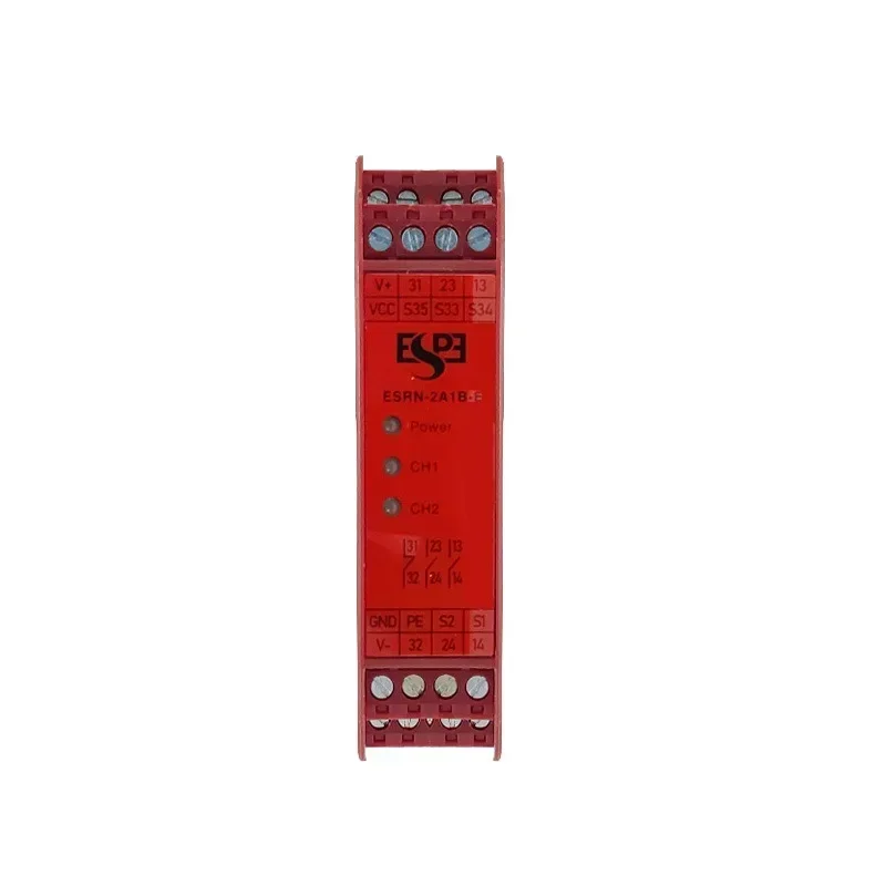 ESR 안전 라이트 커튼용 릴레이 12V 모듈 NPN PNP 출력 전기 안전 릴레이 (비상 정지용)