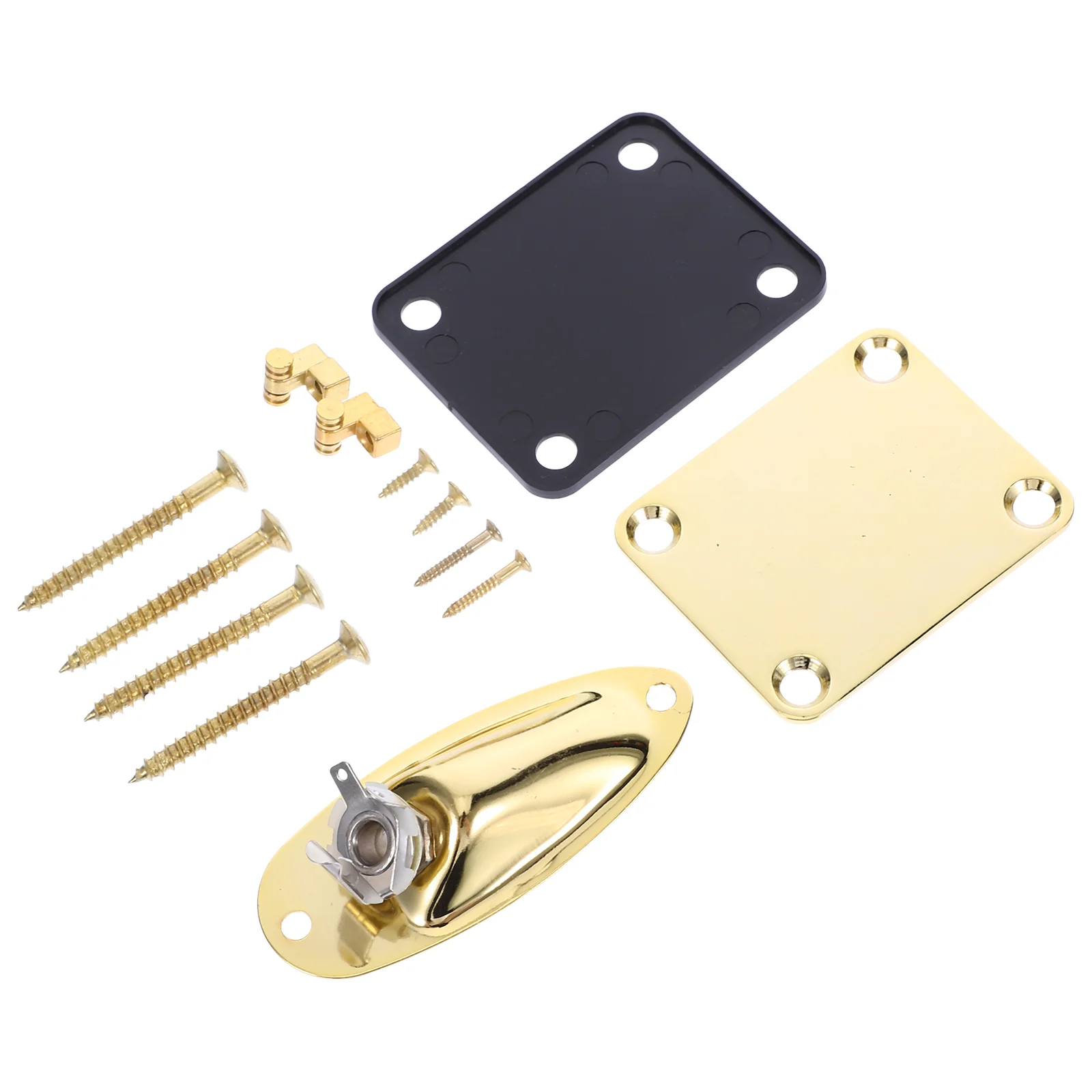 

String Roller Holder Guitar Accessories Replacement Jack Socket Plates Electric Parts Outlet Output Iron Input