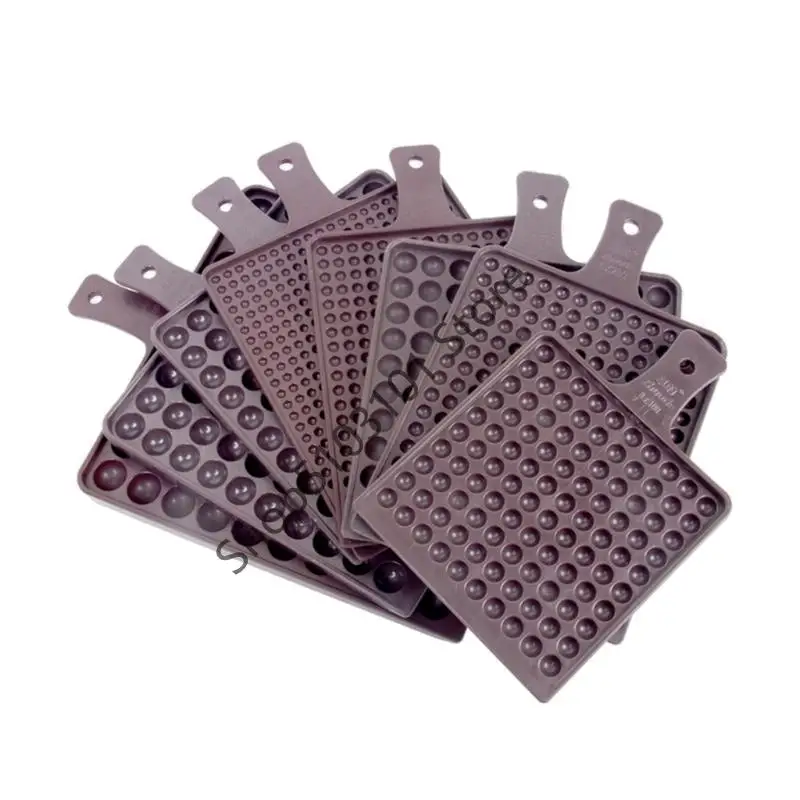Round Jewelry Beads Counting Board 100 Holes Quick Counting Tray For Gemstone Pearl DIY Necklace Crystal Amber Jade Counter Box