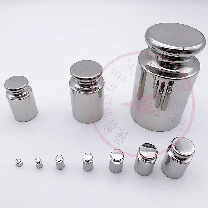 E2 grade 316 stainless steel standard weight, high-precision balance, weighing 1g-5kg