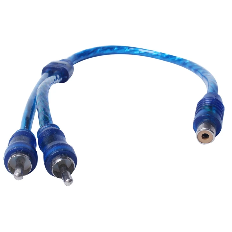 1 RCA Female To 2 RCA Male  й ̺  6 Pcs  