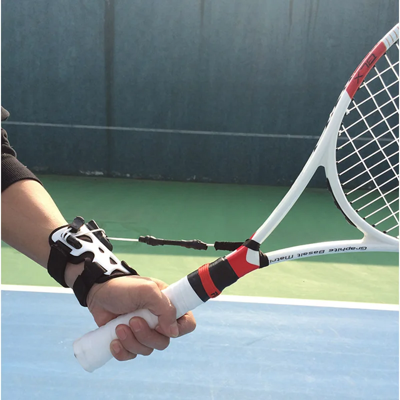 

Tennis Wrist Fixing Trainer Training Tool Professional Practice Serve Balls Exercise Machine Self-study Correct Wrist Posture