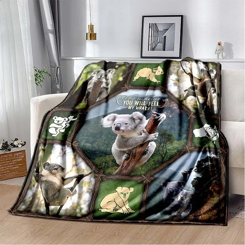 

Different Shapes Animals Pattern Flannel Throw Blanket,Multi-purpose Holiday Gift Blanket Warm And Soft Blankets All Seasons