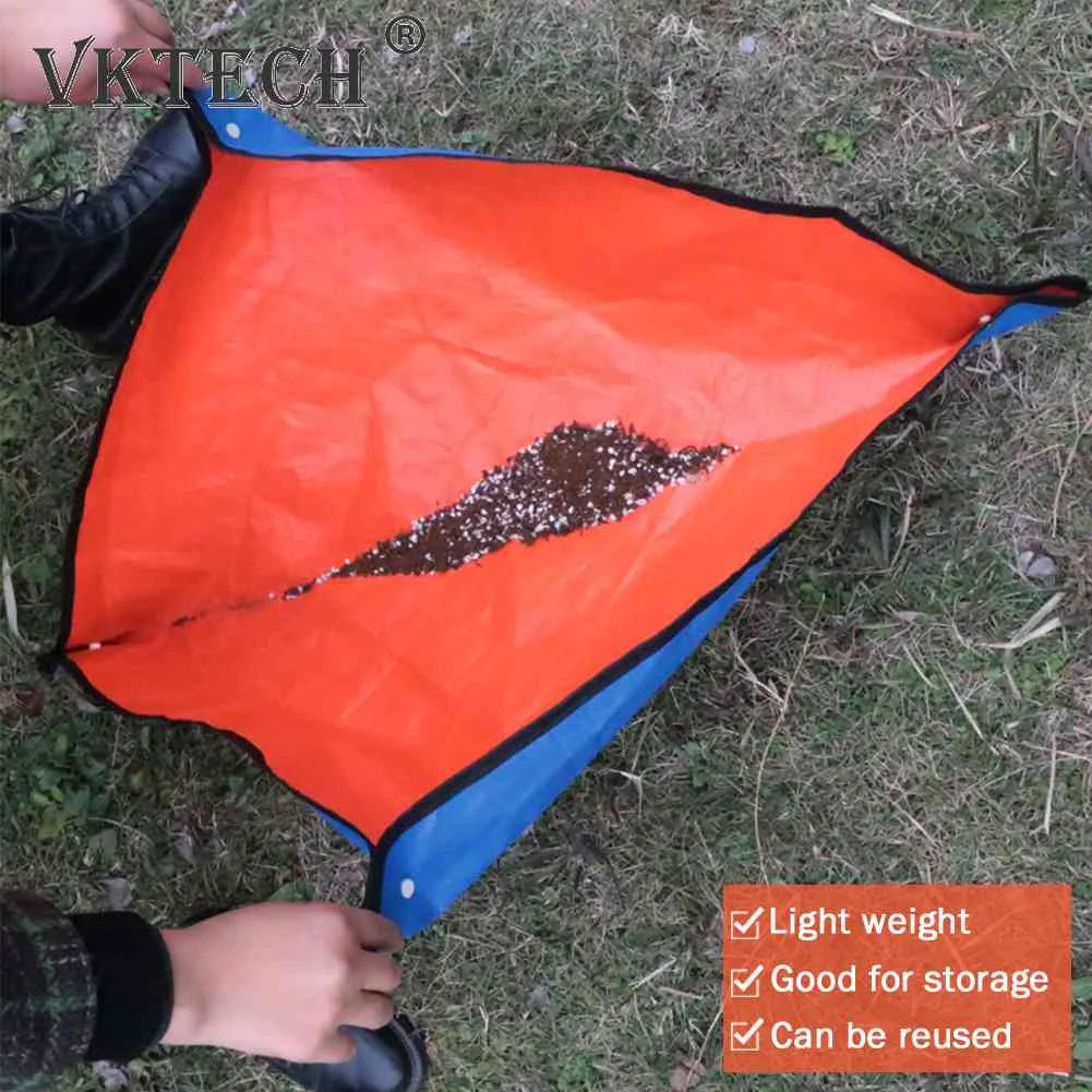 50-100cm Planting Mat Gardening Plant Repotting Mat Potting Pad Foldable Garden Plant Flower Pot Transplanting Waterproof Mats Planting Mat Gardening Mat