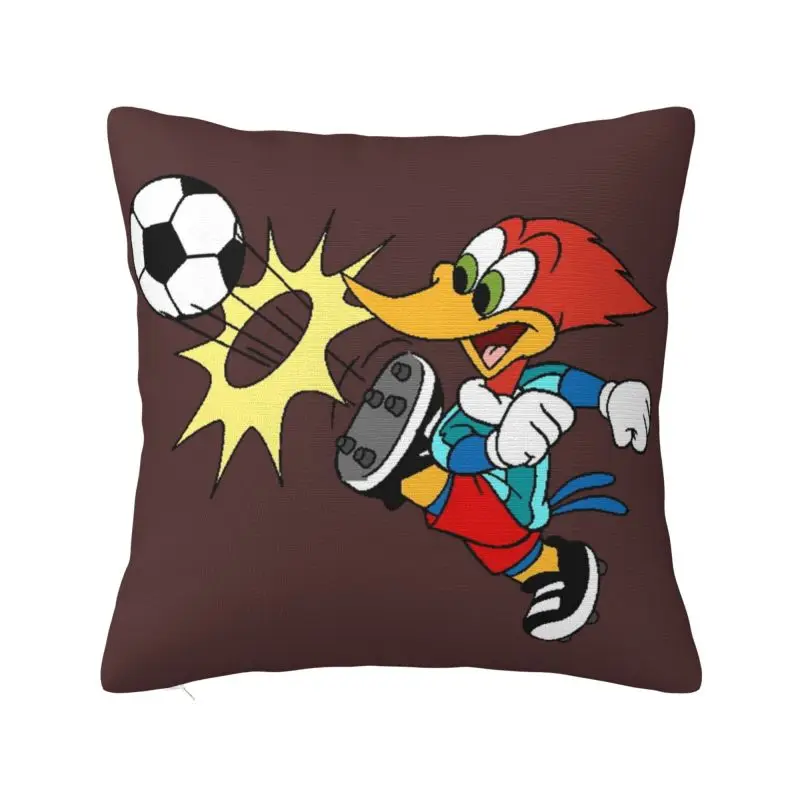 Fodera Per Cuscino Da Calcio Woody Woodpecker 45X45Cm Federa Moderna In Velluto Decorazione Per La Casa
