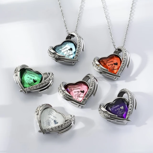 Collana Con Urna A Fiore Rosa Per Ceneri | Gioiello Commemorativo Portacenere Per Donna E Uomo - 5