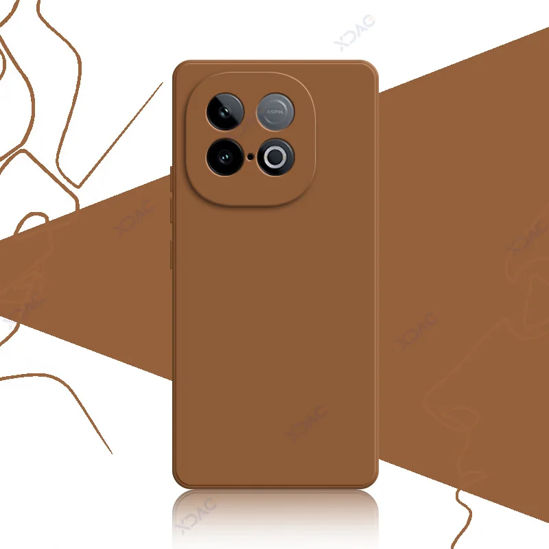 Luxurious Silicone Soft Back Cover with 360° Protection & Waterproof Design