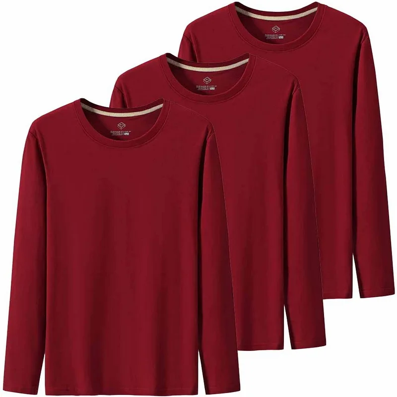3 Pieces Wine Red