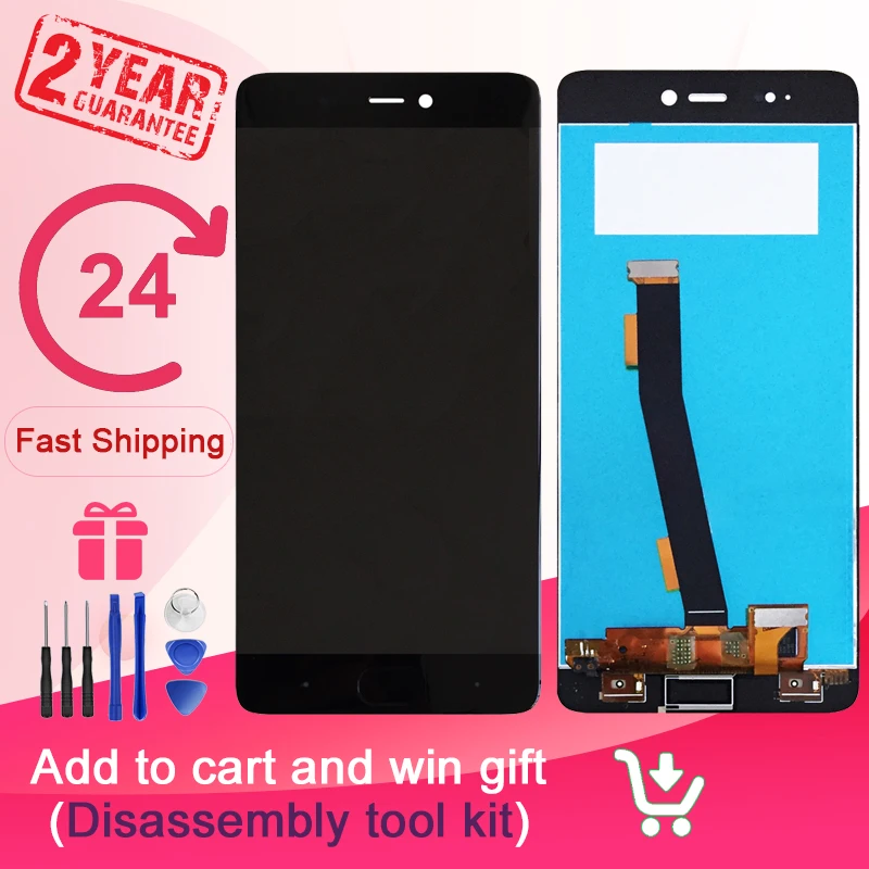 

5.15'' for Xiaomi Mi5S LCD Display + Touch Screen Digitizer Assembly Replacement Cell Phone Accessories 1920x1080+TOOL