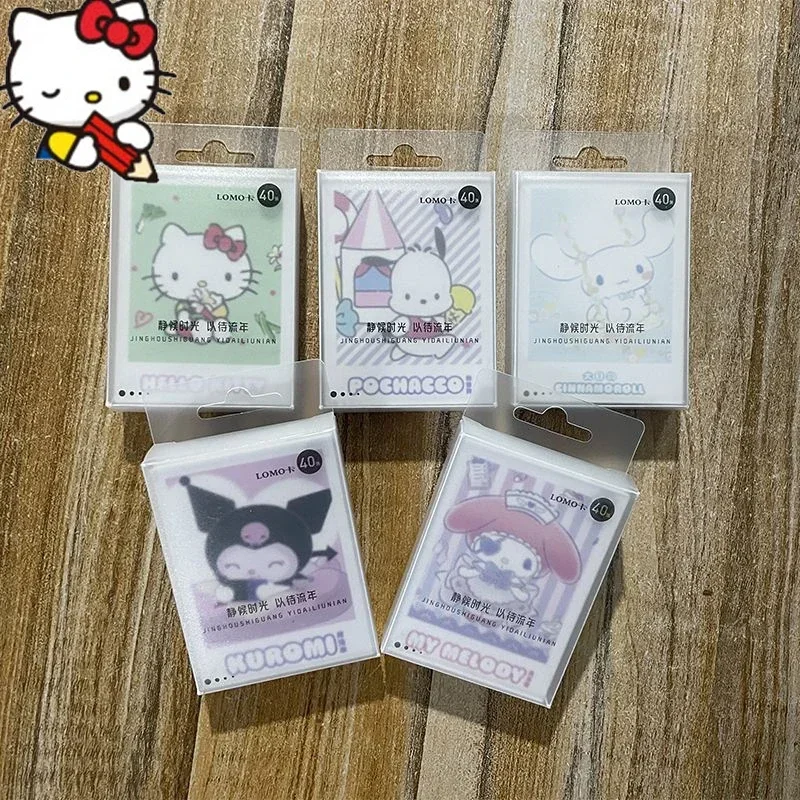 

Kawaii Sanrio Hello Kitty My Melody Pompompurin Postcard Kuromi Graduation Memorial Colleague Friend Card Birthday Greeting Card