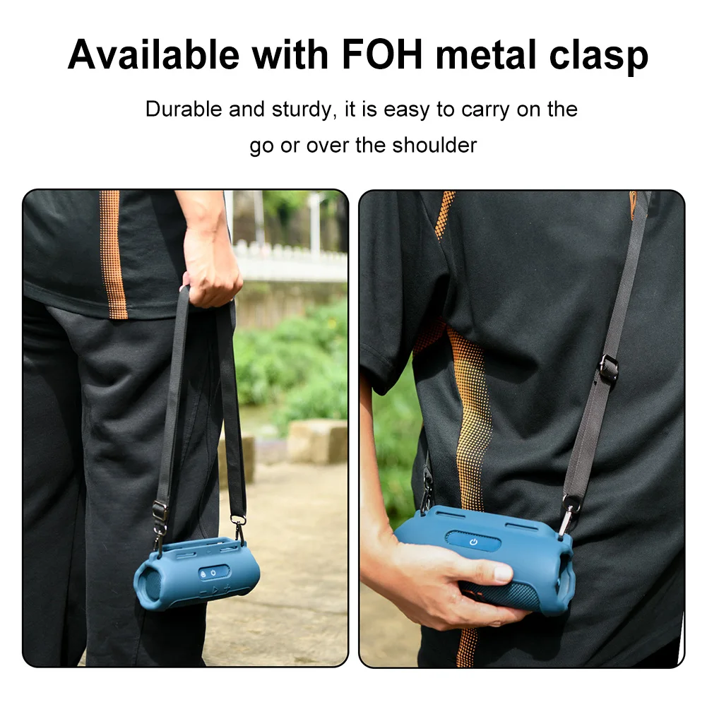 Durable Silicone Protective Sleeve for Portable Bluetooth Speaker