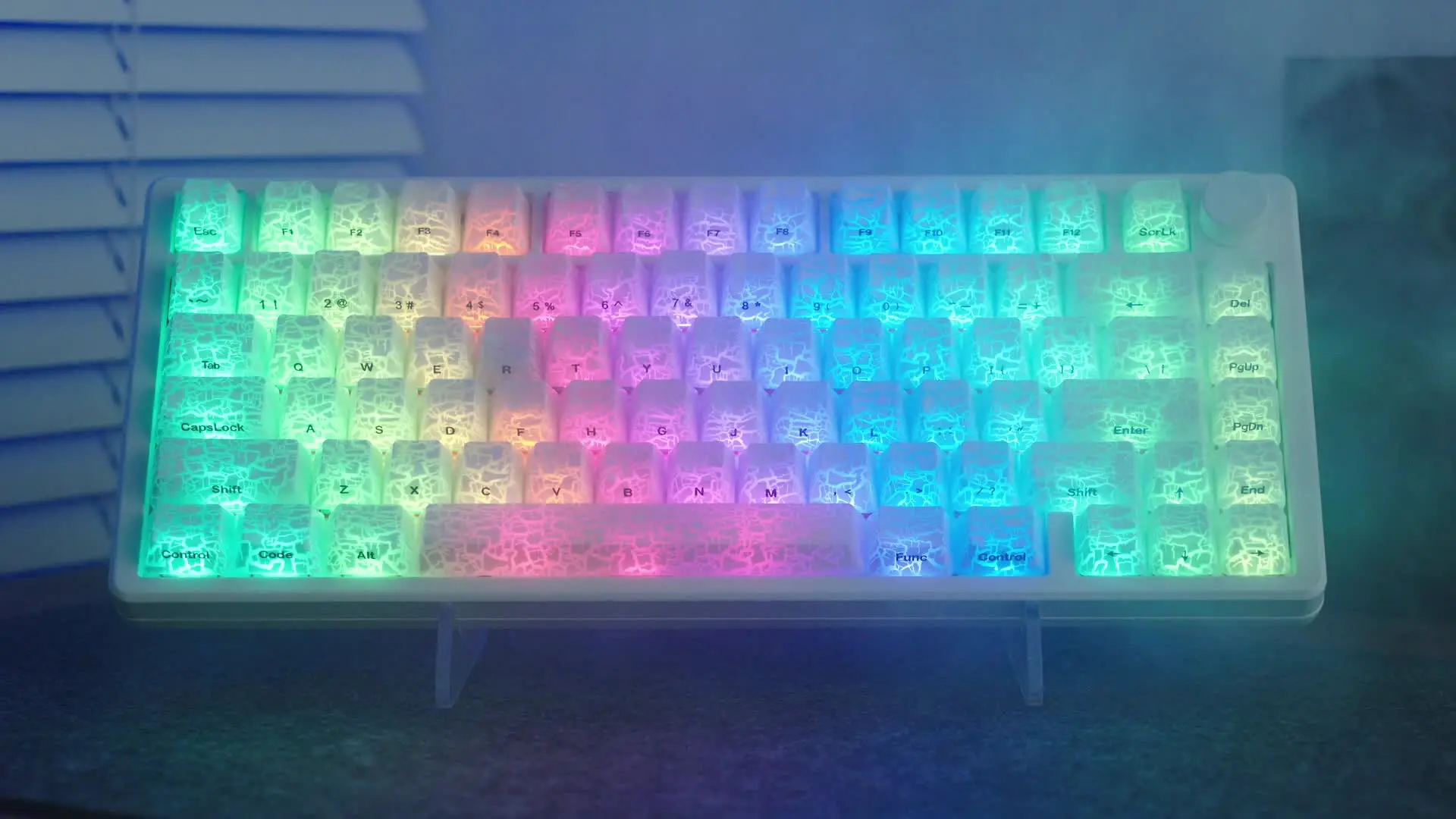 HITIME XVX Shine Through Keycaps With IMD Tech, Custom Keycaps 60 75 100 Percent, White Key Cap - View #4