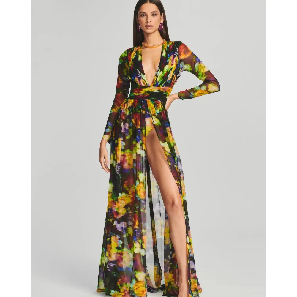 

Summer Sexy Backless Slim Mid Dress 2023 Elegant Slim Low Cut Loose Package Hip Celebrity Party Dress