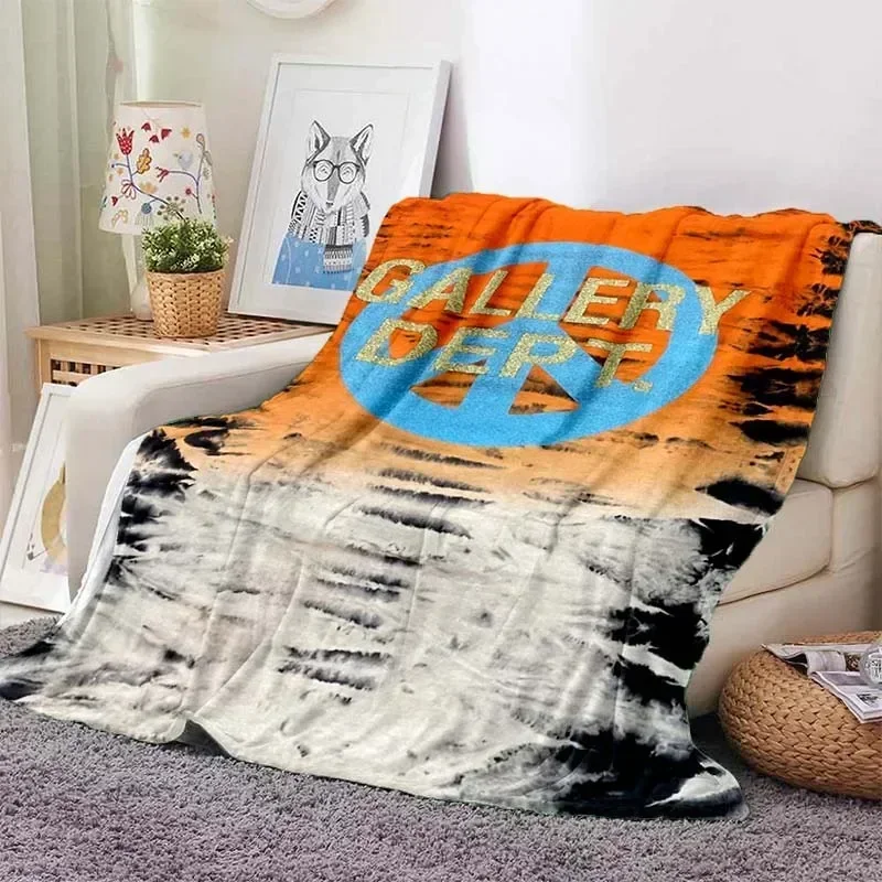 G-Gallery D-Dept Print Flannel Blanket Children Teen Family Gift Portable Home Travel Bed Sofa Office Plush 2
