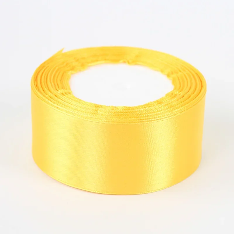Gold 22meter 6mm-50mm Satin Ribbon Sash Gift Bow Craft Wedding Party Supplies Event Anniversary Banquet Decoration 1pc satin ribbons ribbon decoration ribbon supplies satin ribbon