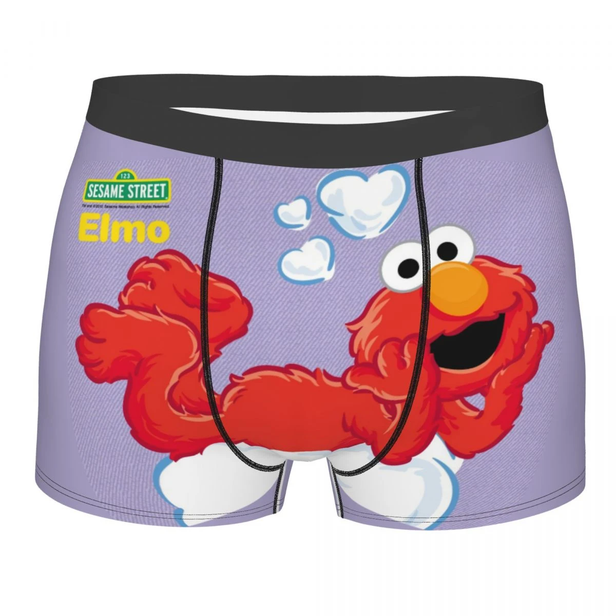 Sesame Street Elmo Love Underpants Homme Panties Male Underwear