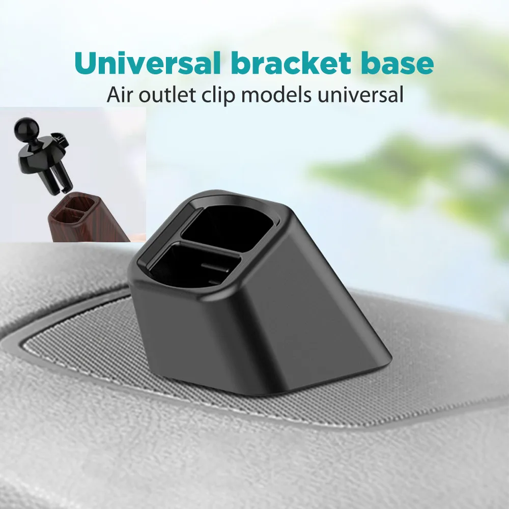 Universal Wireless Car Charger Stand Base Waterproof Dashboard Mount Car Mobile Phone Holder Bracket Air Outlet Clip Accessories