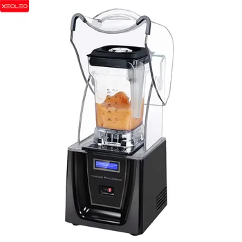 Xeoleo Commercial High performance blender Sound insulation 1800W Food mixer 2L Heavy duty Blender BPA Free Mute Smoothie maker 1