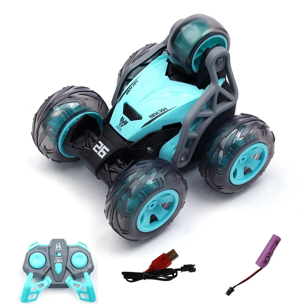 Camion Benne Cascade 5 Roues 2.4G RC - Bleu ou Orange