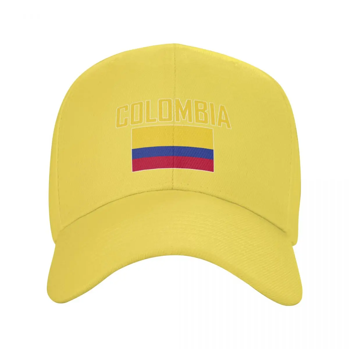 COLOMBIA Country Name With Flag Sun Baseball Cap Breathable Adjustable Men  Women Outdoor Soccer Hat For Gift - AliExpress