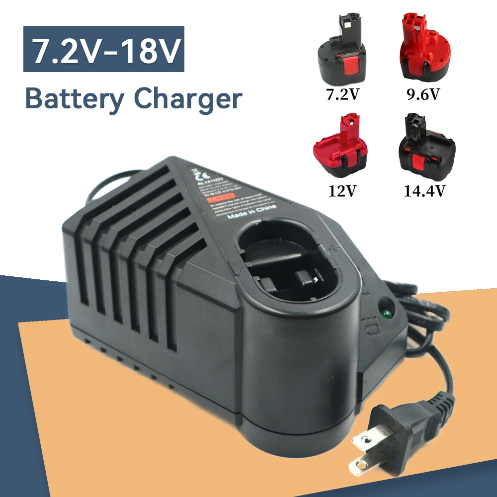 Adaptador Rápido do Carregador de Bateria para Bosch 7.2v Gsr9.6 12v 14.4v Ni-mh Ni-cd Al1411dv Gsr7 Gsr9 62 Gsr12-2 Gsb12-2