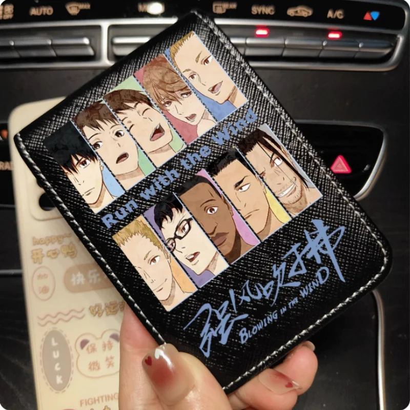 Run with the Wind Anime Cartoon Fashion Wallets PU Purse Card Holder Money Bag Gift B632 Cosplay