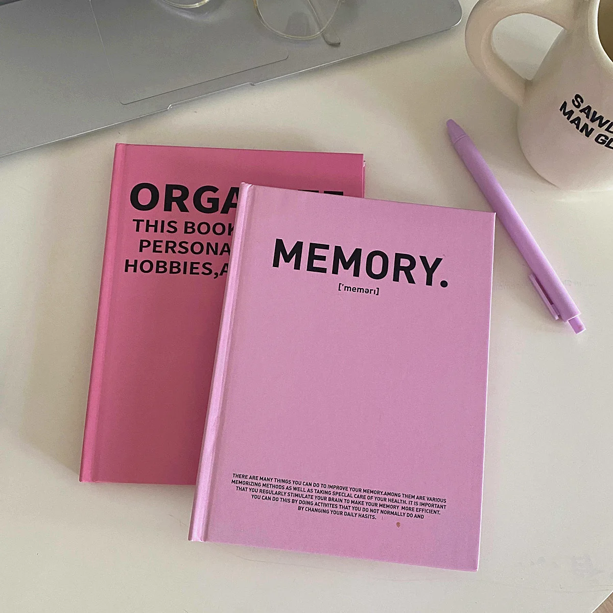 Engrossar Notebook para Negócios e Escritório Planejador de Diário Capa Dura Papelaria Escolar Estilo Coreano Ins a5 100 Folhas - Imagem 6