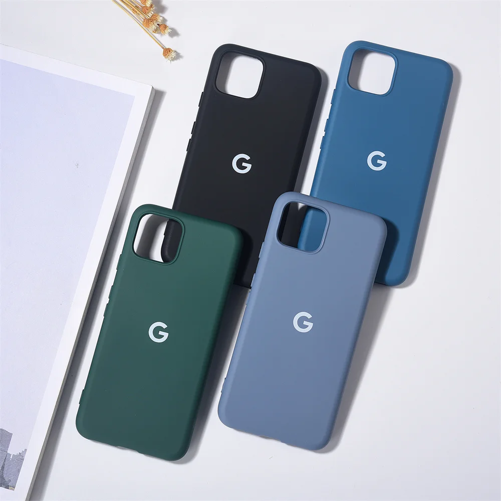 Google Pixel 4 TPU Liquid Silicone Phone Case Soft-Touch Full Protective Back Cover For Pixel 4A 4G 4A 5G 4XL Shockproof Bag