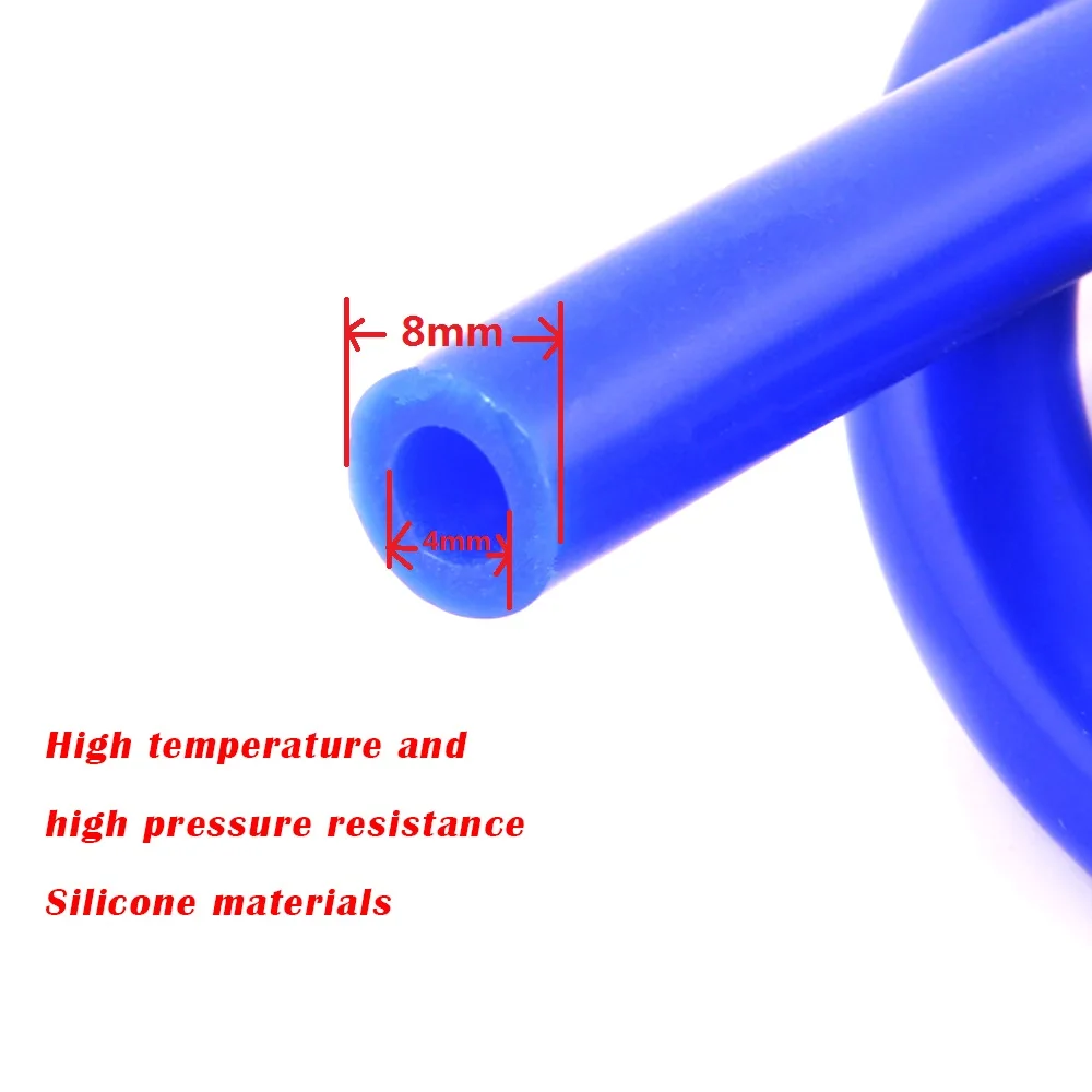 Tuyau Silicone Bleu 3mm Pour Aspiration Air/carburant Voiture - 1 Pièce