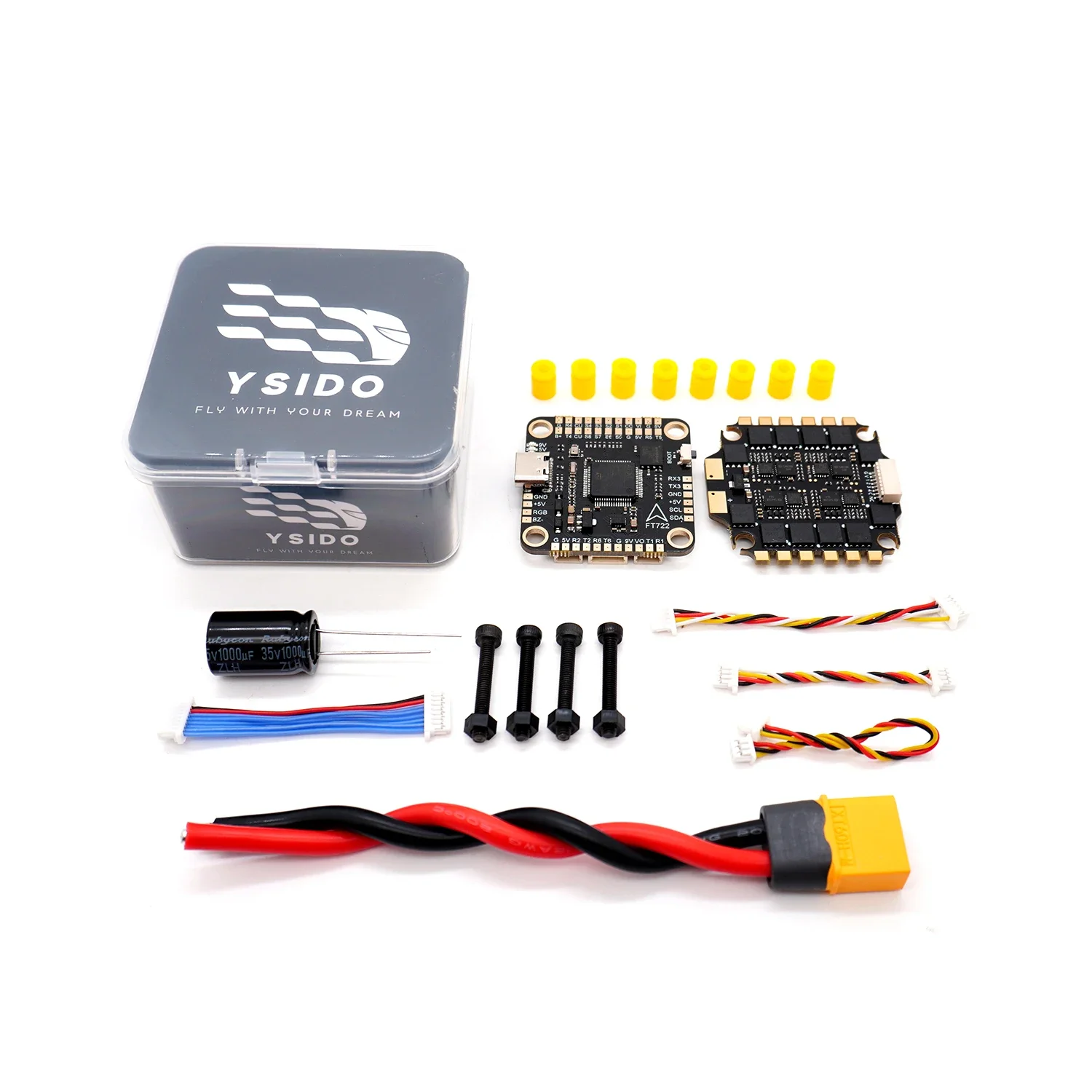 Mark4 V2 10 pouces 427 mm Cadre F722 Contrôle de vol 60A ESC 3115 900KV Moteur 1050 Hélice Caméra VTX Récepteur Antenne pour FPV Done – Image 5