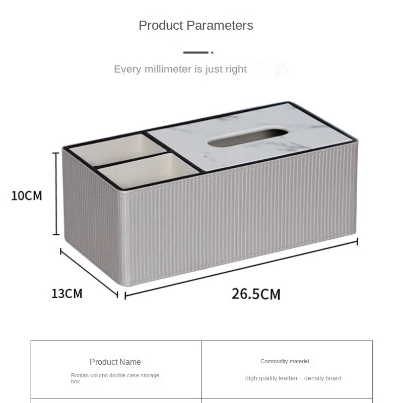 Rectangle tissue box dimensions best sale