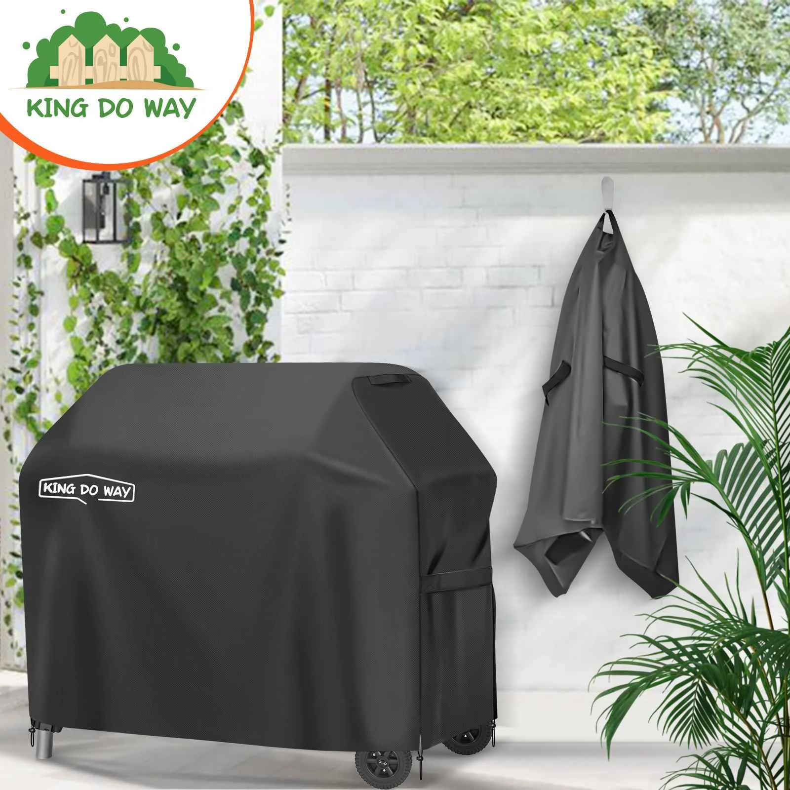 Waterproof BBQ Cover Anti-Dust Storage Outdoor Heavy Duty Charbroil Grill Cover Rain UV Protective Barbecue