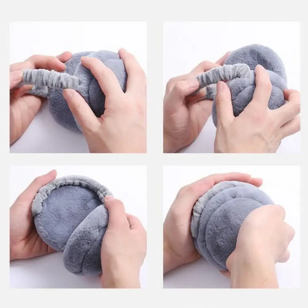 Warm earmuffs Fashion winter warm earmuffs portable soft plush ear warmer women men earflap outdoor skiing cycling cold protection ear cover