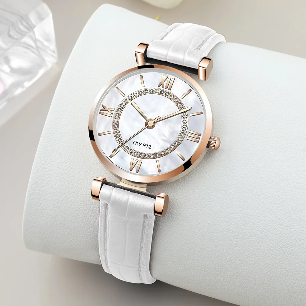 

Luxury Fashion Relojes Para Mujer All-match Leather Watch Student Casual Bracelet Watch Quartz Watch Relojes Para Mujer