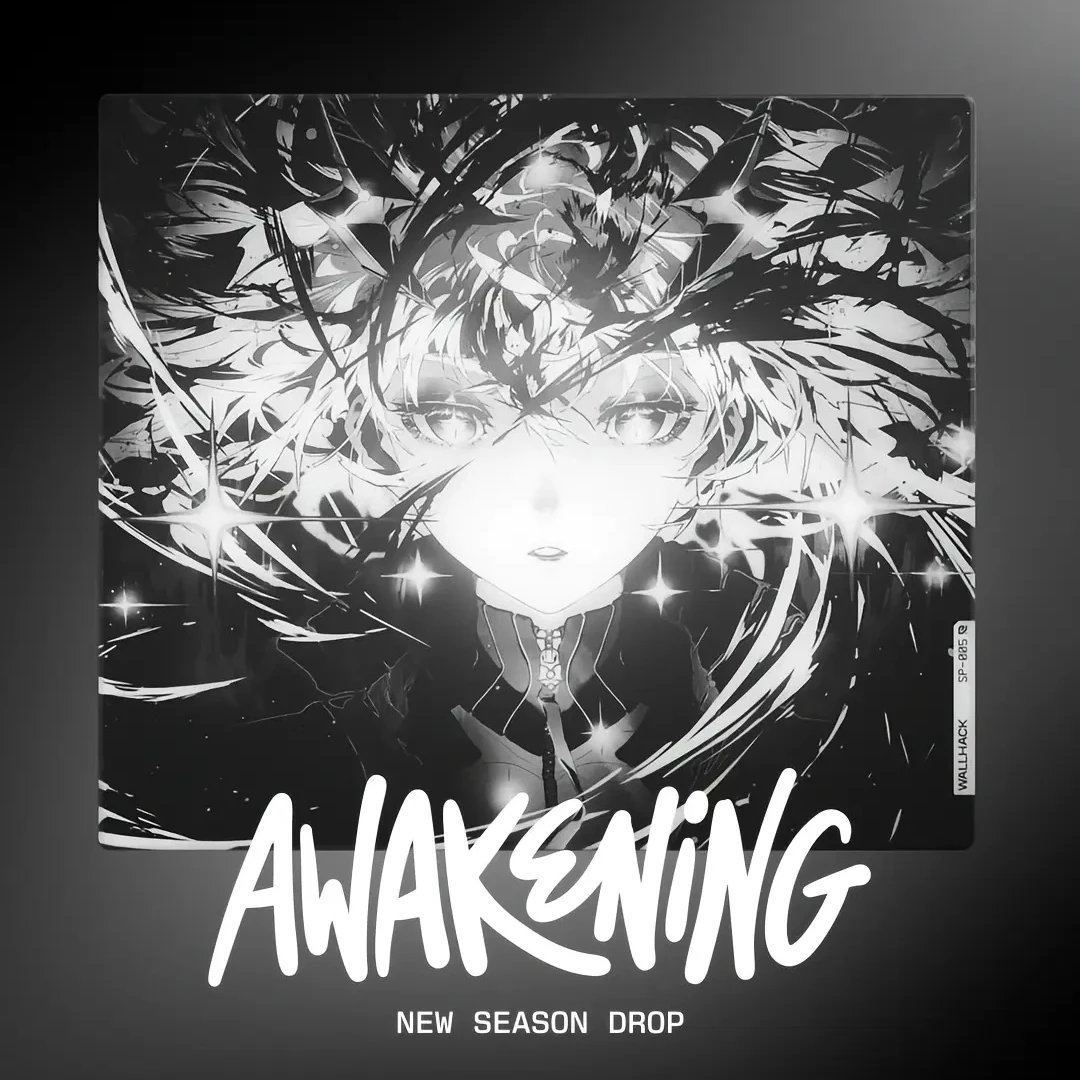 WALLHACK SP-005 Tempered Glass Mouse Pads Awakening SORA Custom