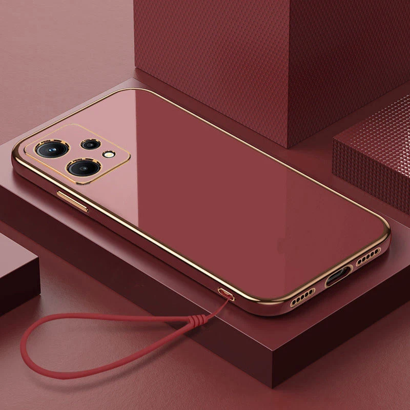 Luxury Square Plating ShockProof Silicone Phone Case for OnePlus Nord CE 2 Lite