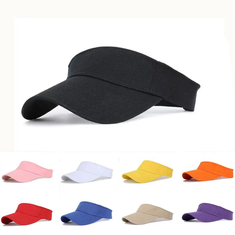 Golf Caps Men Women Adjustable Sport Headband Classic Sun Sports Visor Hat Running Tennis Beach Outdoor Sports